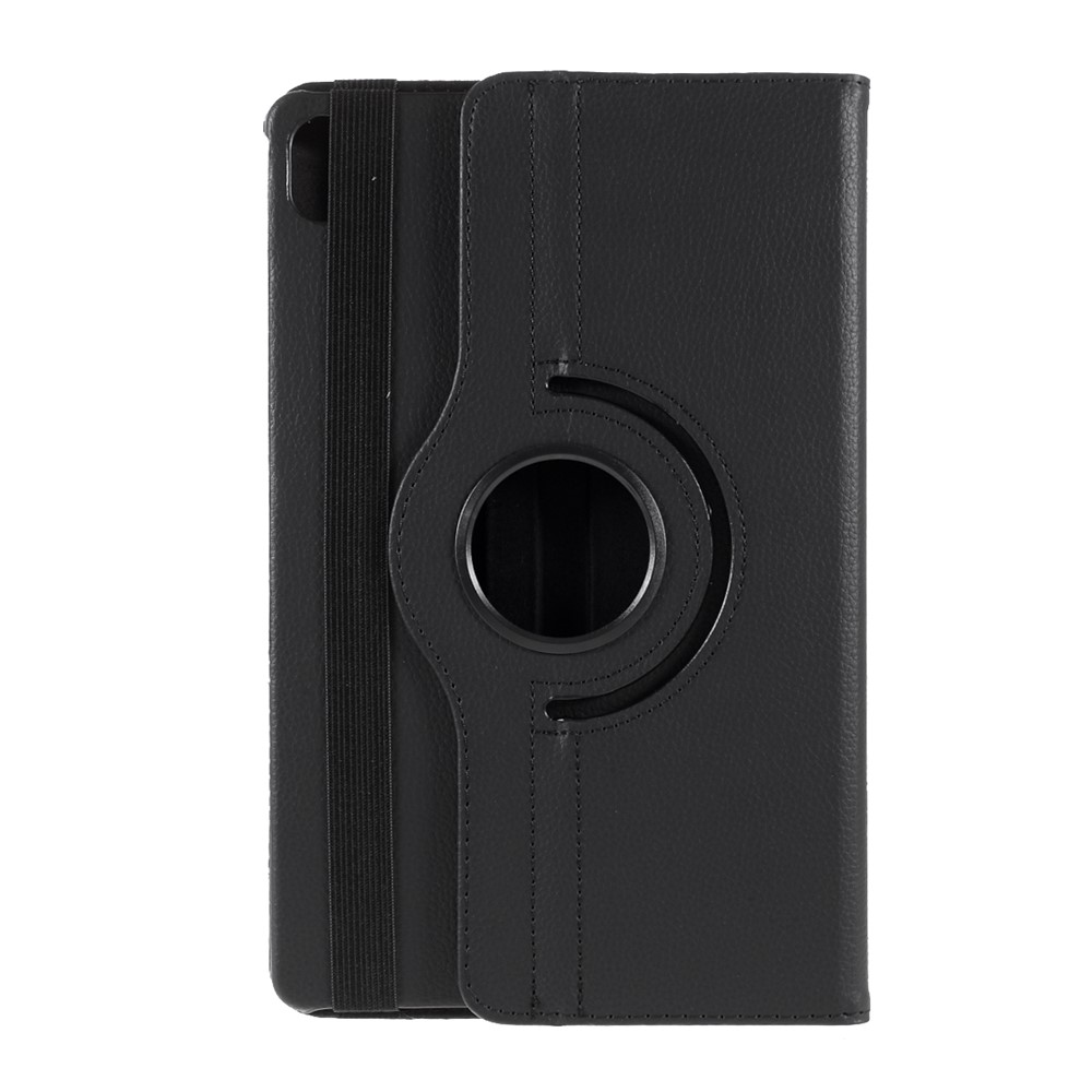 360 Degrees Rotating Stand Leather Case for Lenovo Tab P11 / Xiaoxin Pad 11-Inch TB-J606F - Black-3