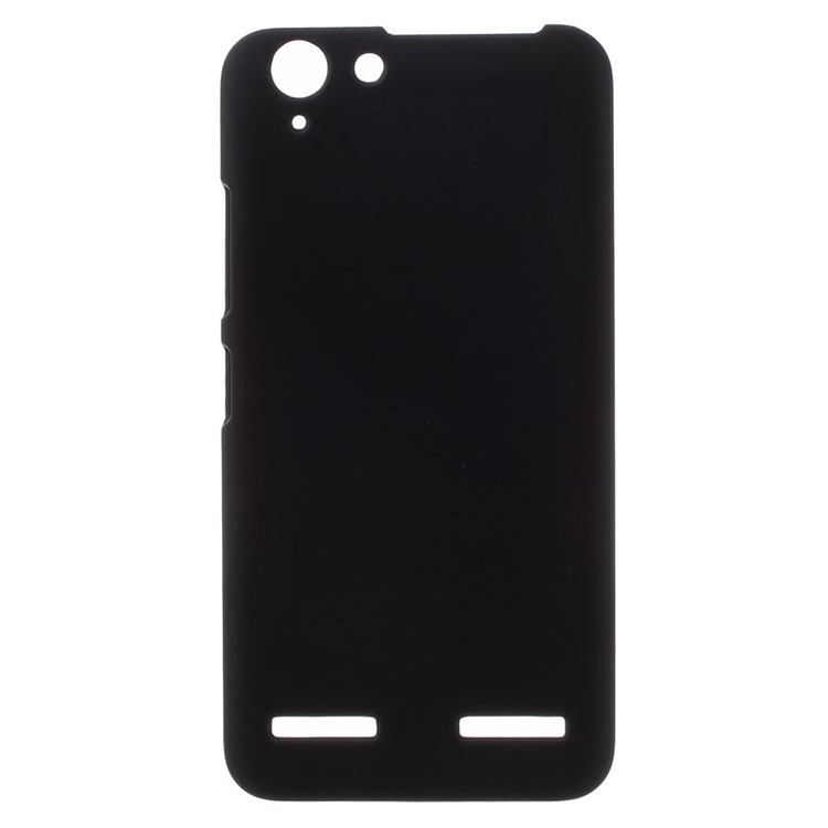 Rubberized Hard Plastic Case for Lenovo Vibe K5 Plus / Vibe K5 - Black-1