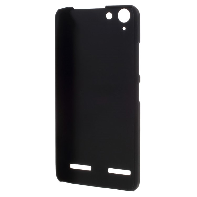 Rubberized Hard Plastic Case for Lenovo Vibe K5 Plus / Vibe K5 - Black-2