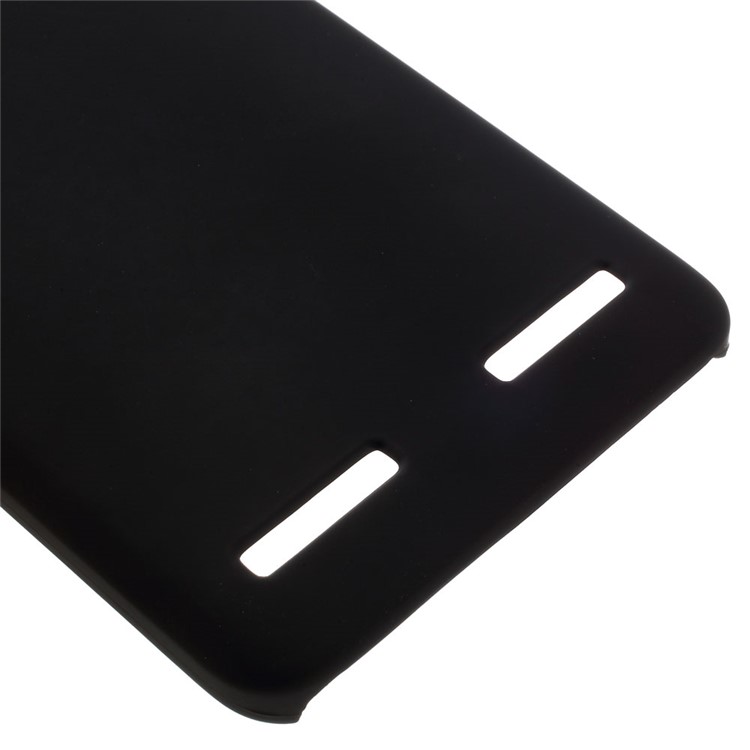 Rubberized Hard Plastic Case for Lenovo Vibe K5 Plus / Vibe K5 - Black-4