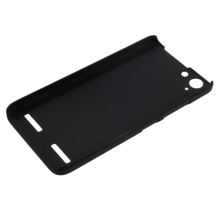 Rubberized Hard Plastic Case for Lenovo Vibe K5 Plus / Vibe K5 - Black-5