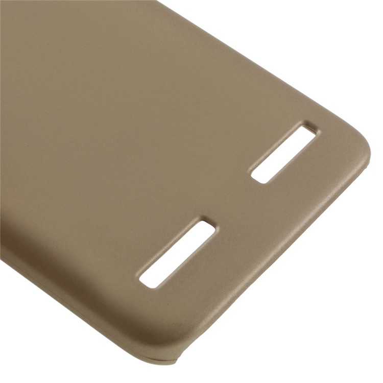 Rubberized Hard Shell for Lenovo Vibe K5 Plus / Vibe K5 - Gold-4