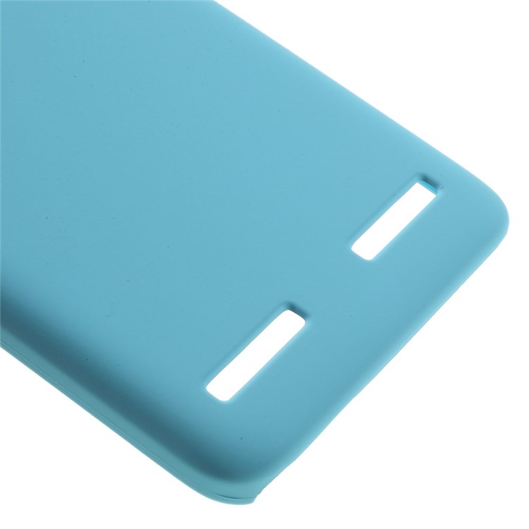 Rubberized Hard Case Cover for Lenovo Vibe K5 Plus / Vibe K5 - Baby Blue-4
