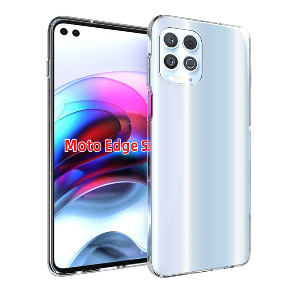 10Pcs/Pack Soft TPU Phone Protective Flexible Back Shell Inner Anti-Slip for Motorola Edge S / Moto G100-1