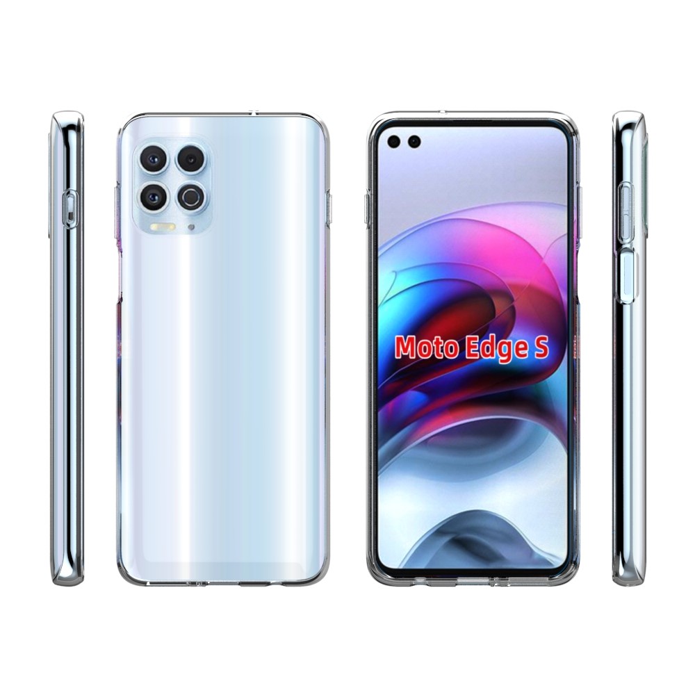 10Pcs/Pack Soft TPU Phone Protective Flexible Back Shell Inner Anti-Slip for Motorola Edge S / Moto G100-10