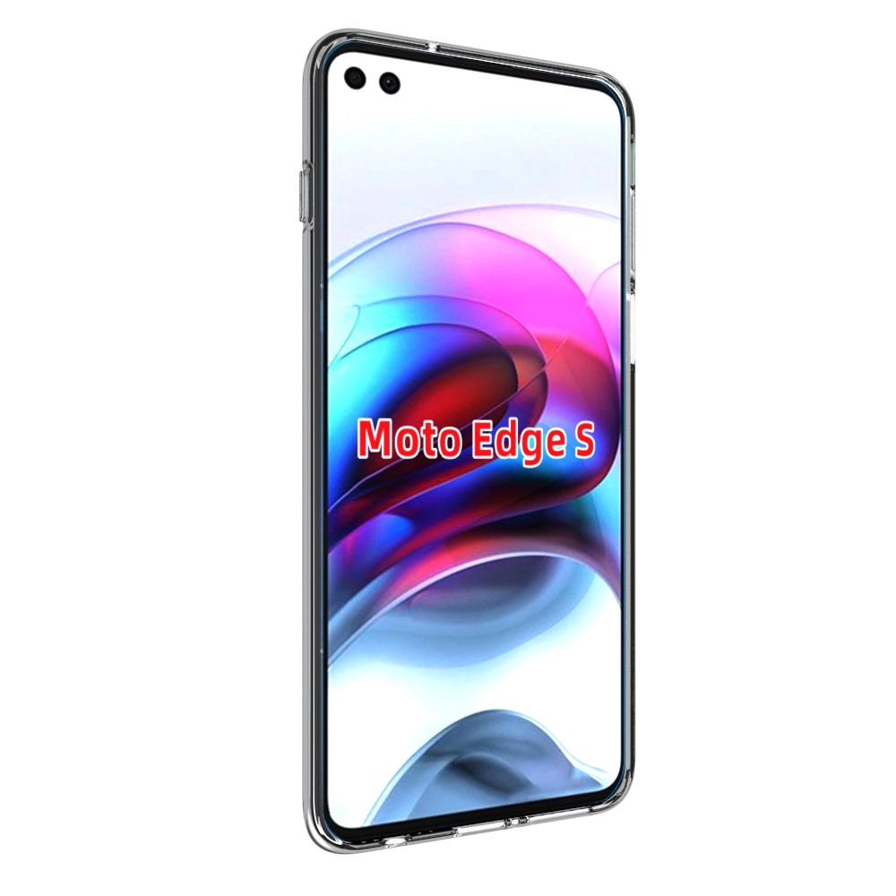 10Pcs/Pack Soft TPU Phone Protective Flexible Back Shell Inner Anti-Slip for Motorola Edge S / Moto G100-3