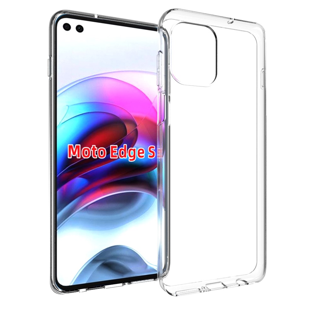 10Pcs/Pack Soft TPU Phone Protective Flexible Back Shell Inner Anti-Slip for Motorola Edge S / Moto G100-8