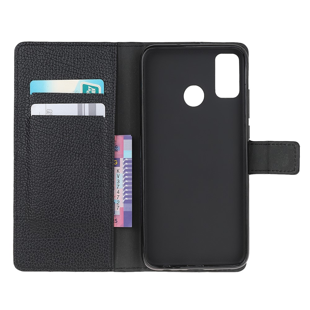 Litchi Texture Wallet Design Leather Protective Case for Motorola Moto G50-4