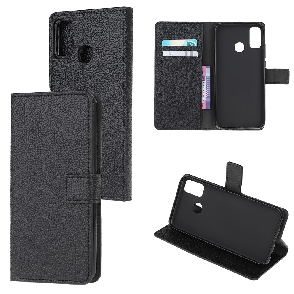 Litchi Texture Wallet Design Leather Protective Case for Motorola Moto G50-7