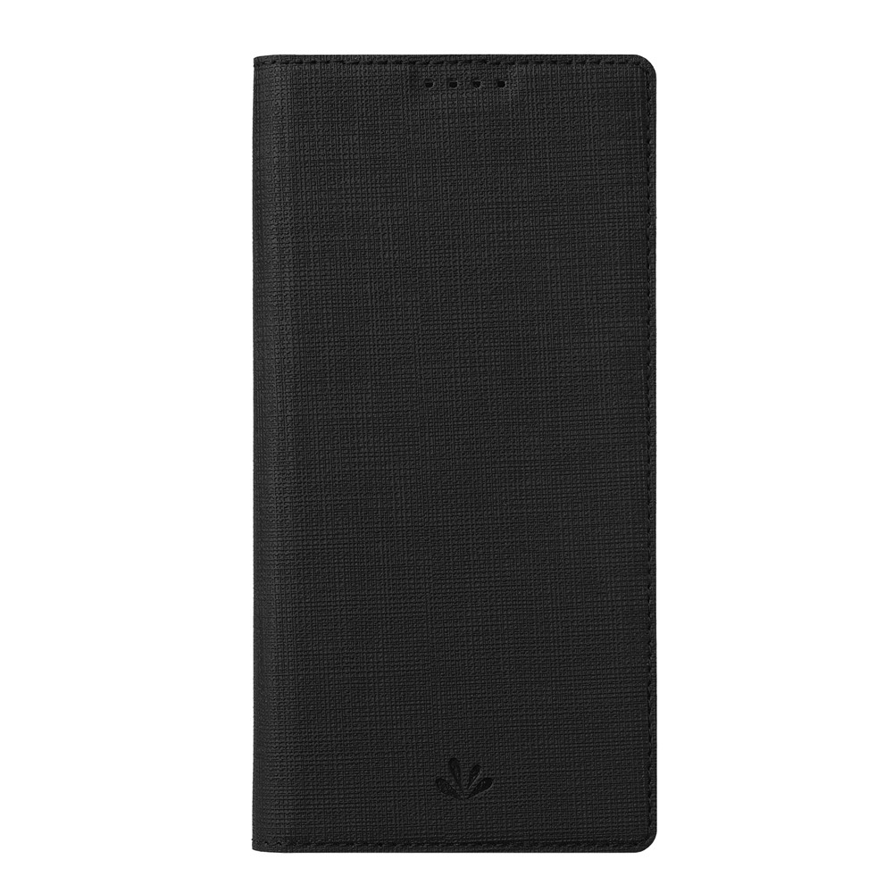 VILI DMX Series Well-Protected Leather Stand Case with Card Holder for Motorola Moto G100/Edge S - Black-2