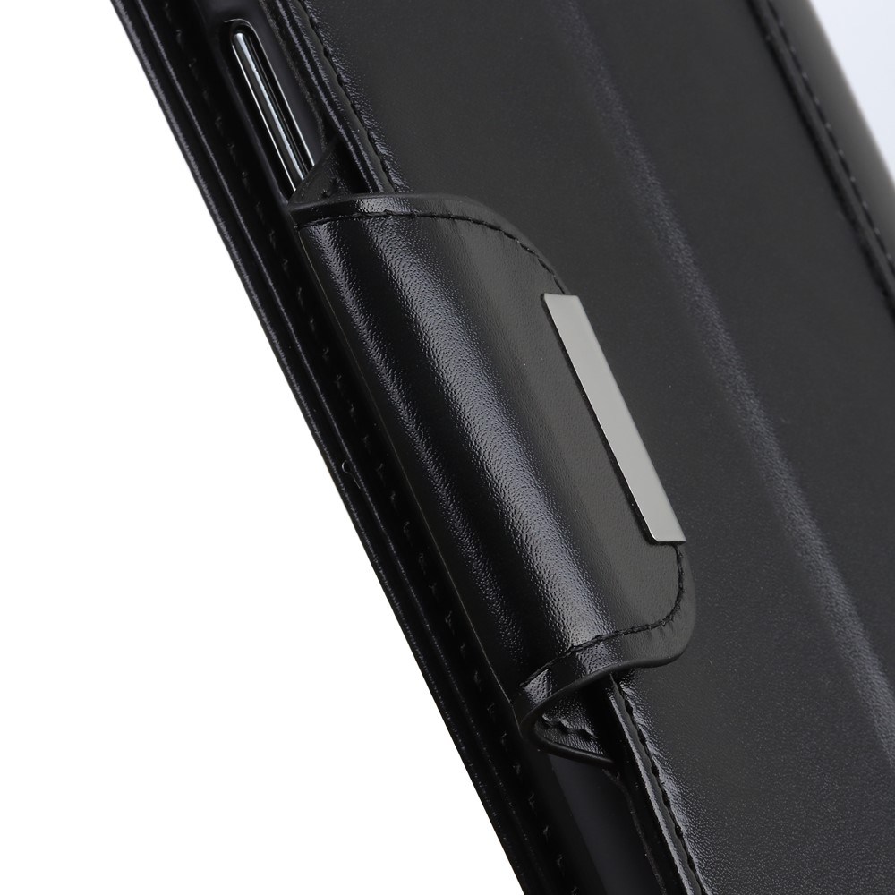 PU Leather Protective Case Shell with Stand Design for Motorola Moto G50 - Black-9