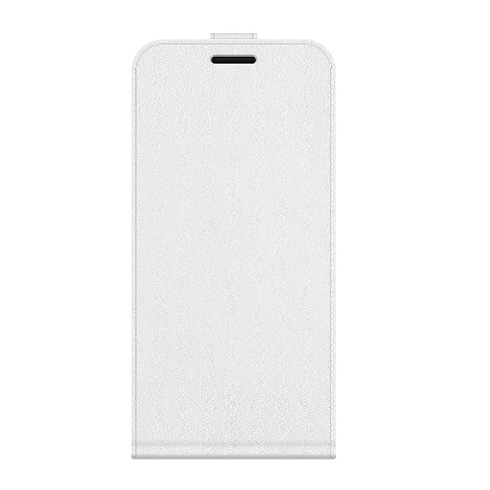 Crazy Horse Leather Protector Case Vertical Flip Phone Cover with Card Slot for Motorola Moto G30 / G10 - White-6