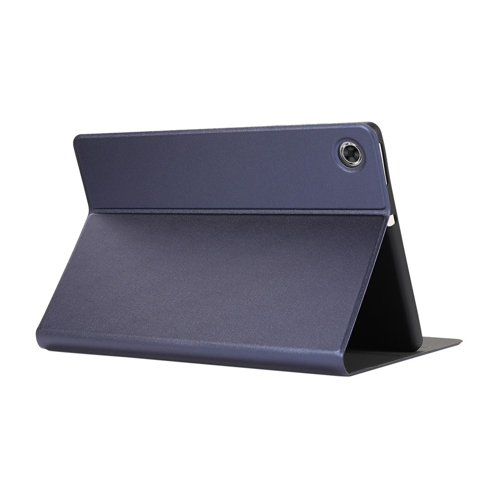 Plain Leather Stand Tablet Cover for Lenovo Tab M10 HD Gen 2 TB-X306X - Dark Blue-4