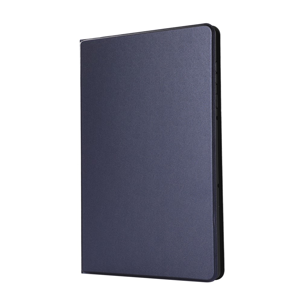 Cubierta de Tableta de Soporte de Cuero Liso Para Lenovo Tab M10 HD Gen 2 TB-X306X - Azul Oscuro