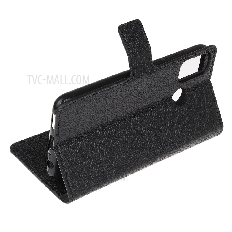 Wallet Stand Design Litchi Texture Leather Phone Shell Case for Motorola Moto G60/Moto G40 Fusion-4