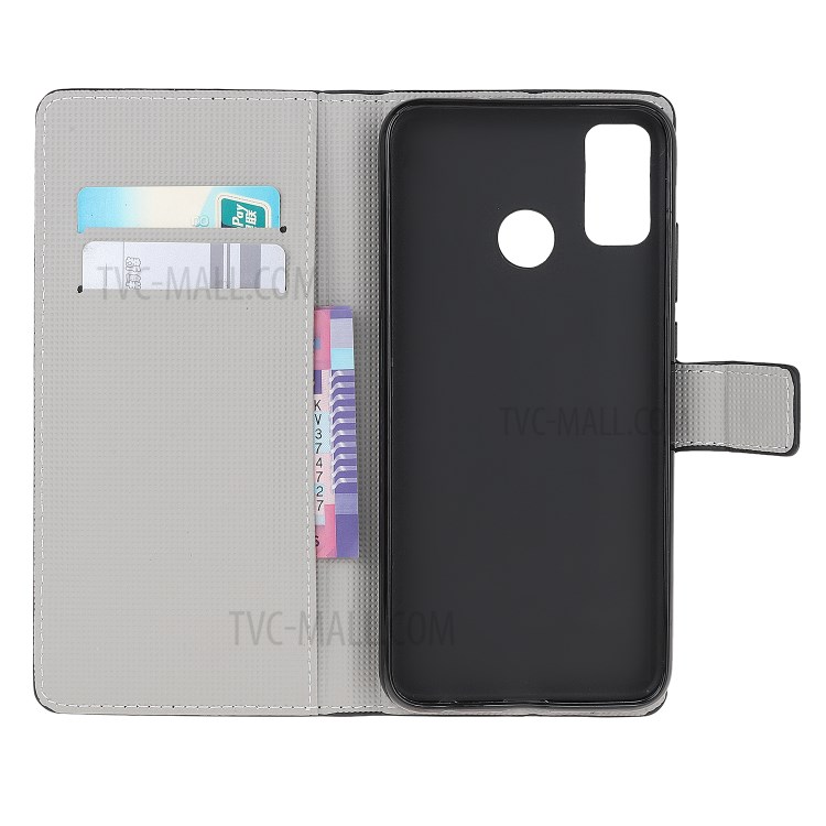 Pattern Printing Leather Protection Phone Cover Wallet Stand Shell for Motorola Moto G60/G40 Fusion - Dreamy Butterfly-6
