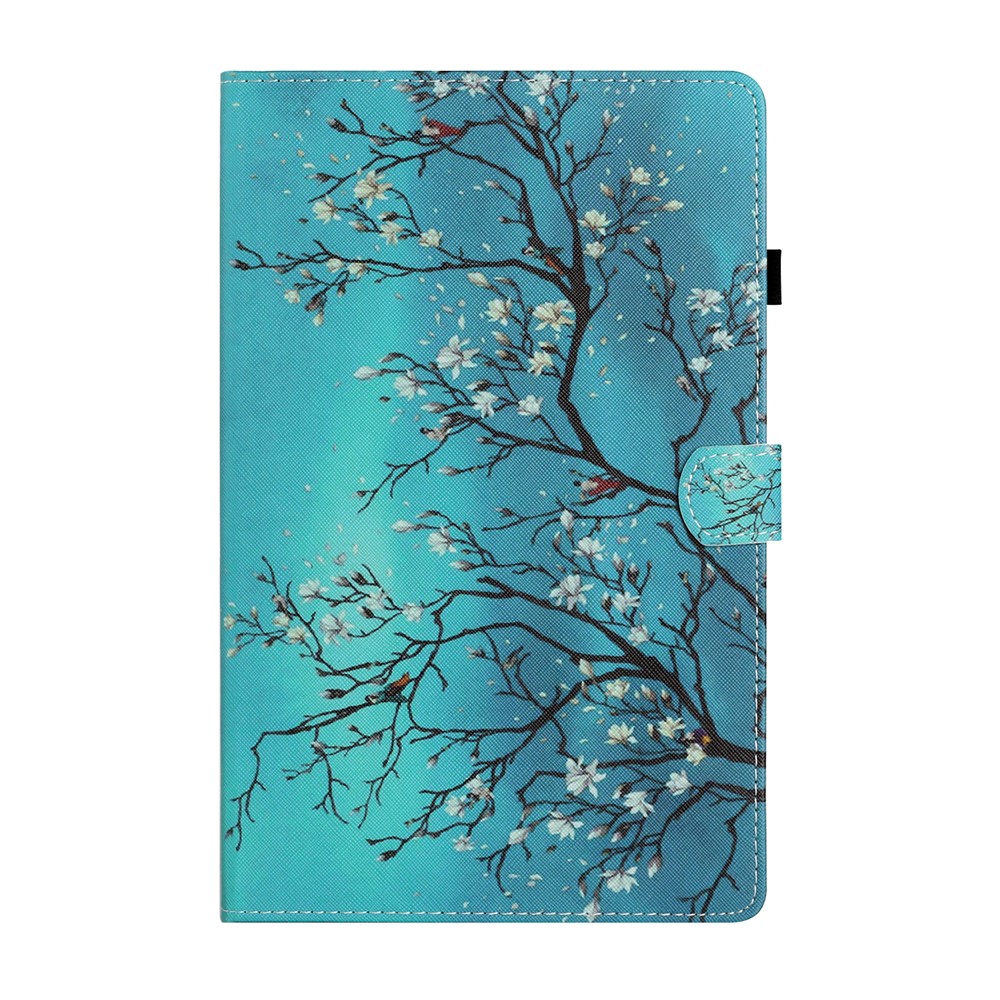 Shockproof Pattern Printing Leather Tablet Stand Case Cover with Card Holder for Lenovo Tab P11 TB-J606F/iPad Air (2013)/iPad Air 2 9.7 (2017/2018) - Flower Tree-4
