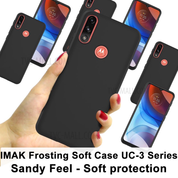IMAK UC-3 Series Matte Shockproof TPU Protective Phone Cover Case Shell for Motorola Moto E7 Power-4