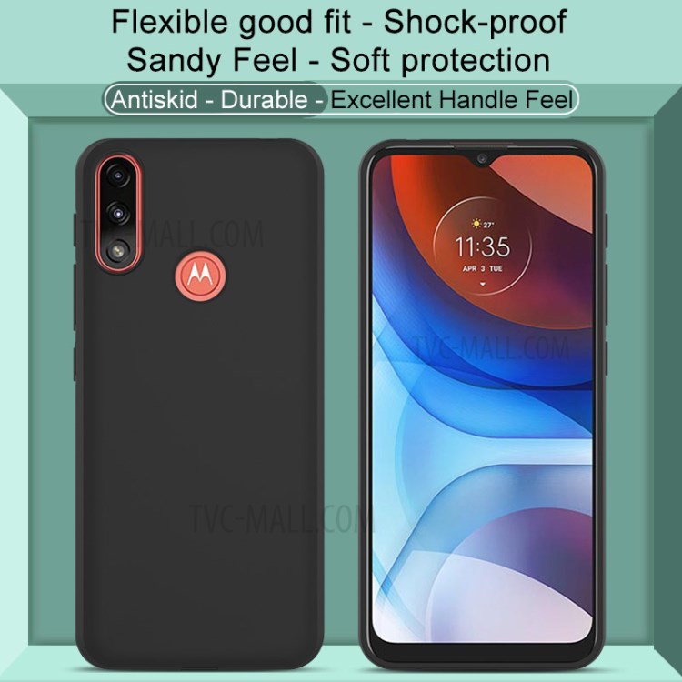 IMAK UC-3 Series Matte Shockproof TPU Protective Phone Cover Case Shell for Motorola Moto E7 Power-5