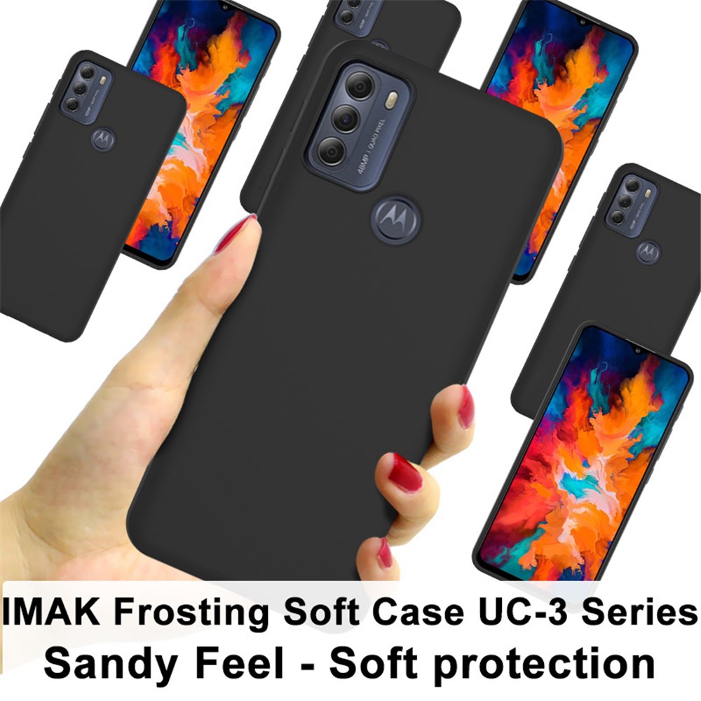IMAK UC-3 Series Matte Frosting Soft TPU Shell Cell Phone Case Cover for Motorola Moto G50-4