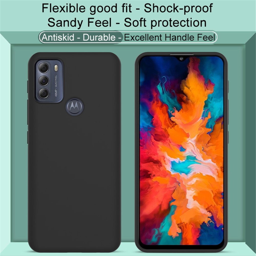 IMAK UC-3 Series Matte Frosting Soft TPU Shell Cell Phone Case Cover for Motorola Moto G50-5