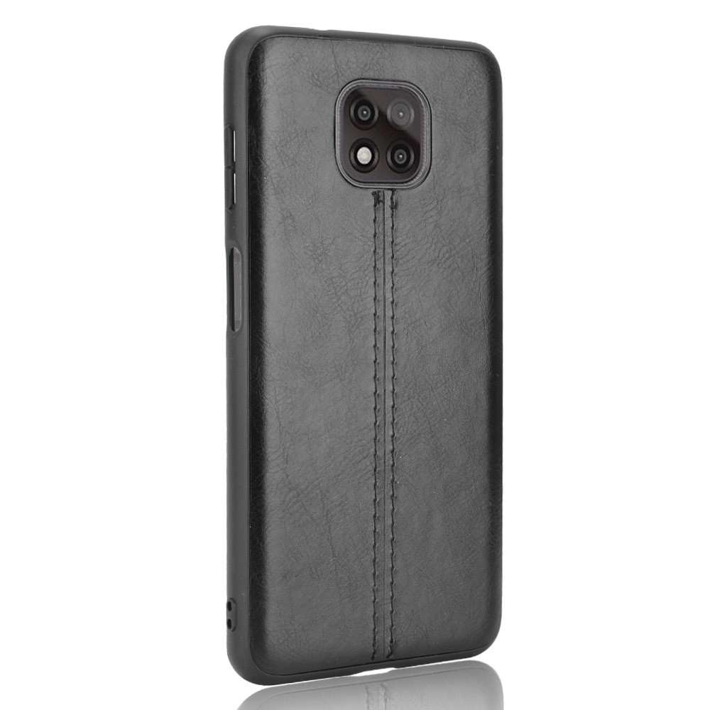 Stitching Line Design PU Leather Coated PC+TPU Phone Case for Motorola Moto G Power (2021) - Black-3