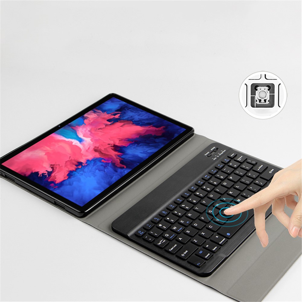 Ajiuyu 2-in-1 Wireless Bluetooth-Tastatur-Leder-Tablet-Stand-Fall-Abdeckung Für Lenovo-Tab-Registerkarte P11