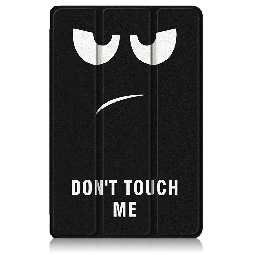 Pattern Printing Tri-fold Stand Smart Leather Tablet Case Shell for Lenovo Tab P11 Pro TB-J706F - Do Not Touch Me-9