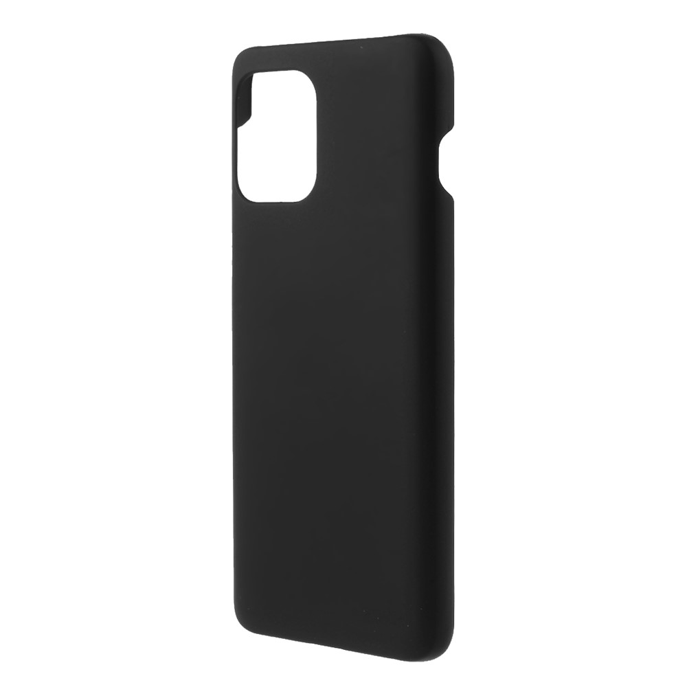 Glossy Well-Protected Rubberized PC Hard Phone Case for Motorola Moto G100/Edge S - Black-2
