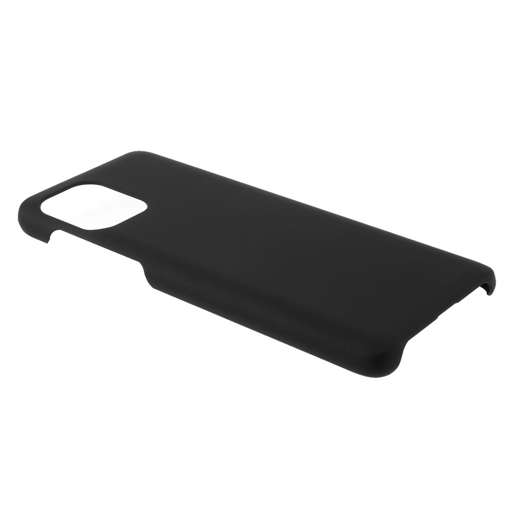 Glossy Well-Protected Rubberized PC Hard Phone Case for Motorola Moto G100/Edge S - Black-4