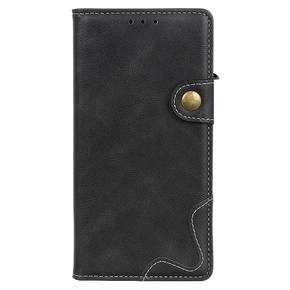 Full Body Protection Drop Protection S-shape Textured Protective PU Leather Case for Motorola Moto G Stylus 5G - Black-2