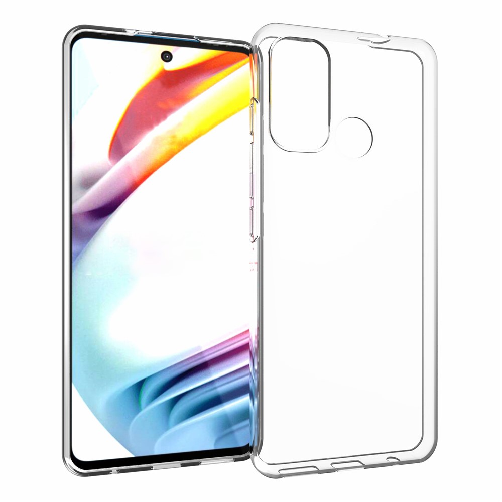 10Pcs/Pack Flexible TPU Watermark Resistant Clear Phone Case Protector for Motorola Moto G60 / Moto G40 Fusion-1