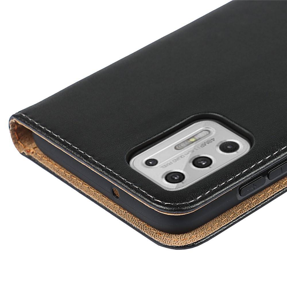 Split Leather Wallet Cover Cell Phone Stand Case for Motorola Moto G Pro-11