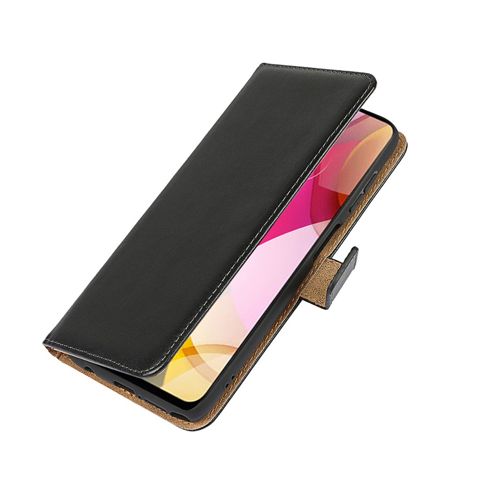 Split Leather Wallet Cover Cell Phone Stand Case for Motorola Moto G Pro-7