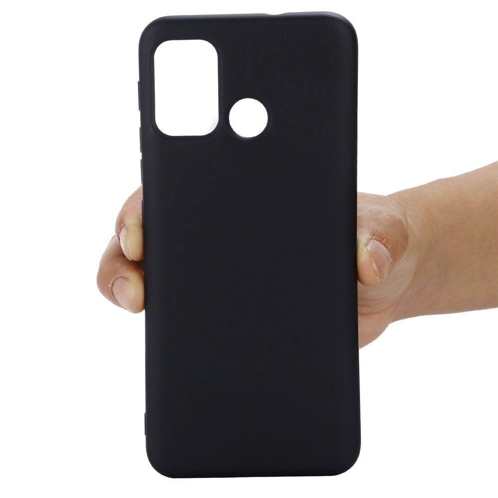 Soft Liquid Silicone Phone Case for Motorola Moto G60 - Black-5