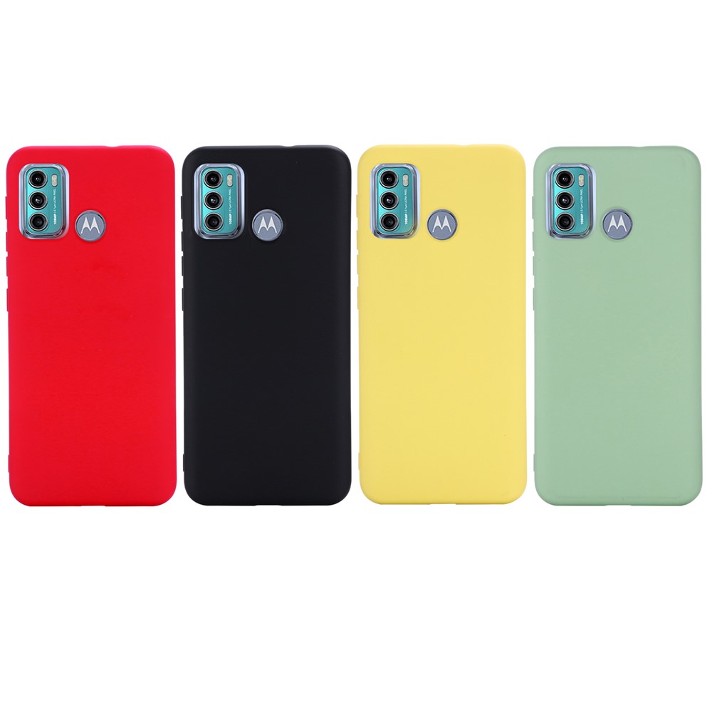 Soft Liquid Silicone Phone Case for Motorola Moto G60 - Black-7