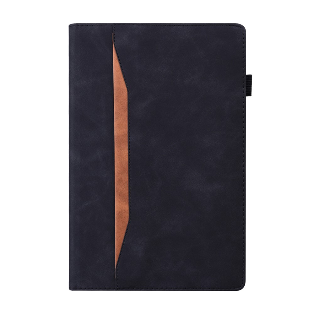 Front Pocket Business Style PU Leather Wallet Stand Tablet Cover Case for iPad mini (2021) - Black-2