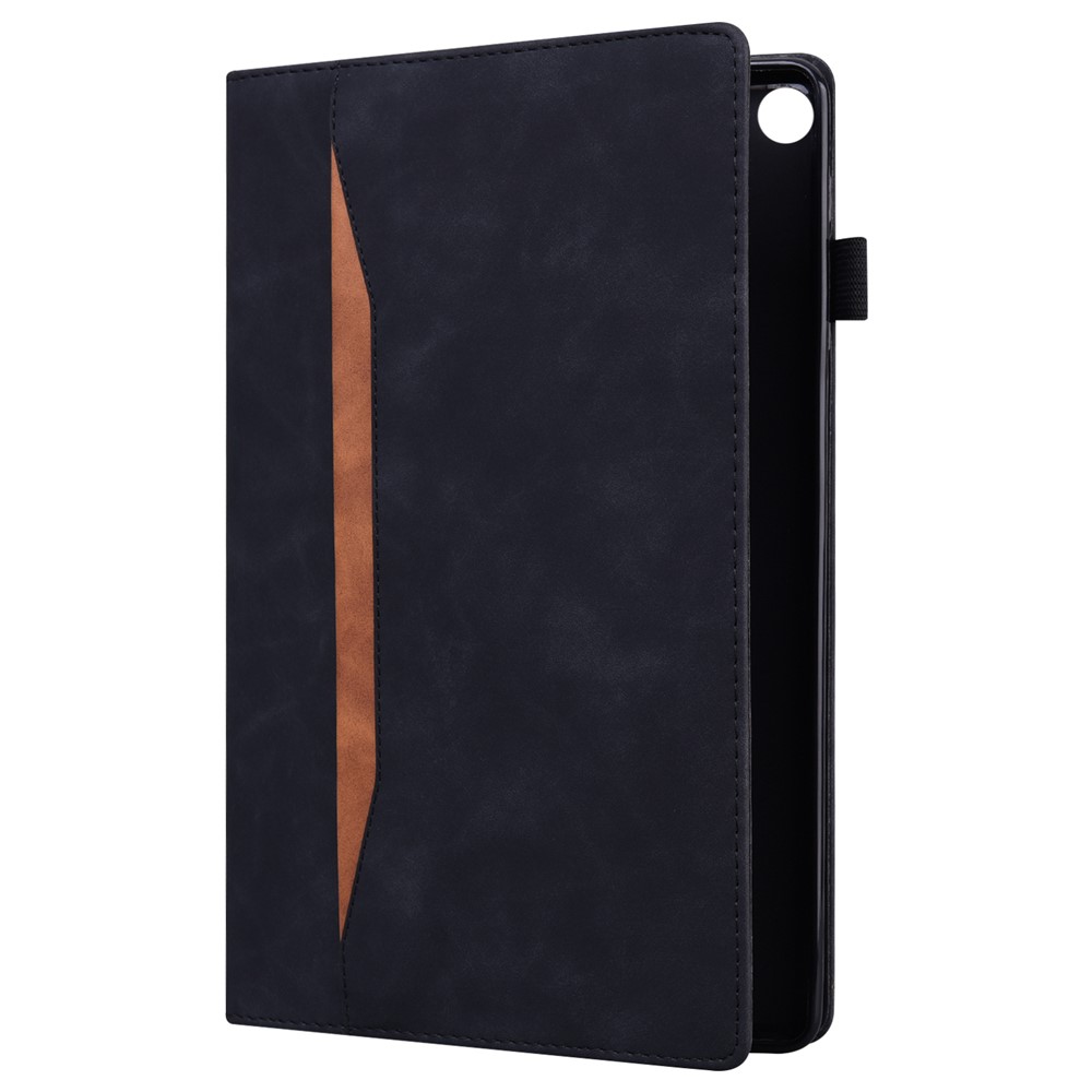 Front Pocket Business Style PU Leather Wallet Stand Tablet Cover Case for iPad mini (2021) - Black-4