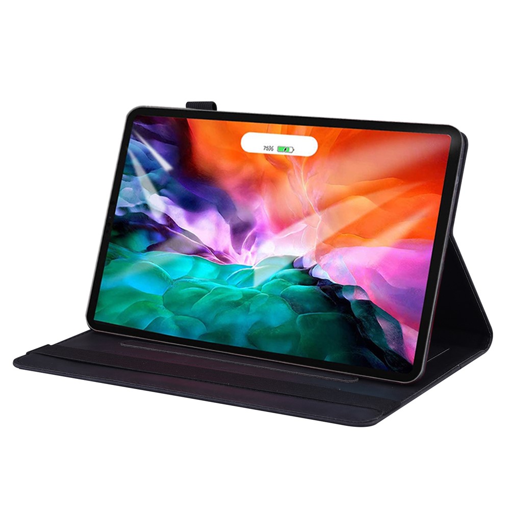 Front Pocket Business Style PU Leather Wallet Stand Tablet Cover Case for iPad mini (2021) - Black-6