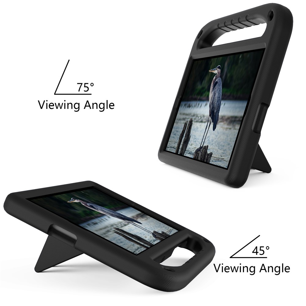 Hand-Hold Grip EVA Tablet Case with Foldable Dual Angle Kickstand for Lenovo Tab M10 HD Gen 2/Tab M10 Plus TB-X606 - Black-3