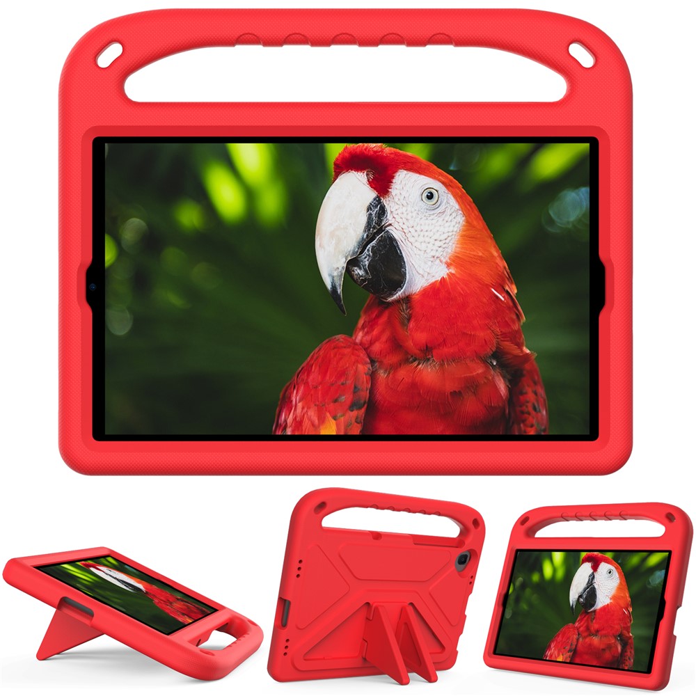 Hand-Hold Grip EVA Tablet Case with Foldable Dual Angle Kickstand for Lenovo Tab M10 HD Gen 2/Tab M10 Plus TB-X606 - Red-5