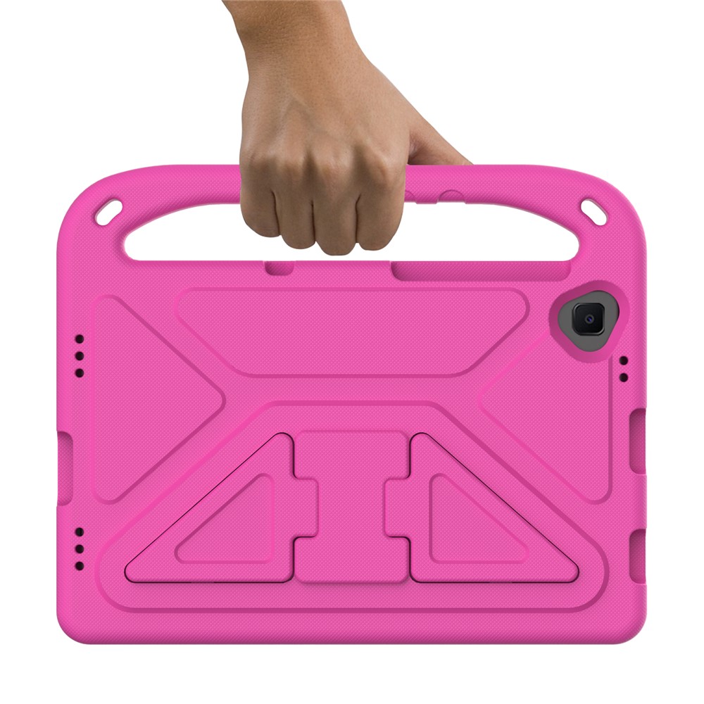 Hand-Hold Grip EVA Tablet Case with Foldable Dual Angle Kickstand for Lenovo Tab M10 HD Gen 2/Tab M10 Plus TB-X606 - Rose-4