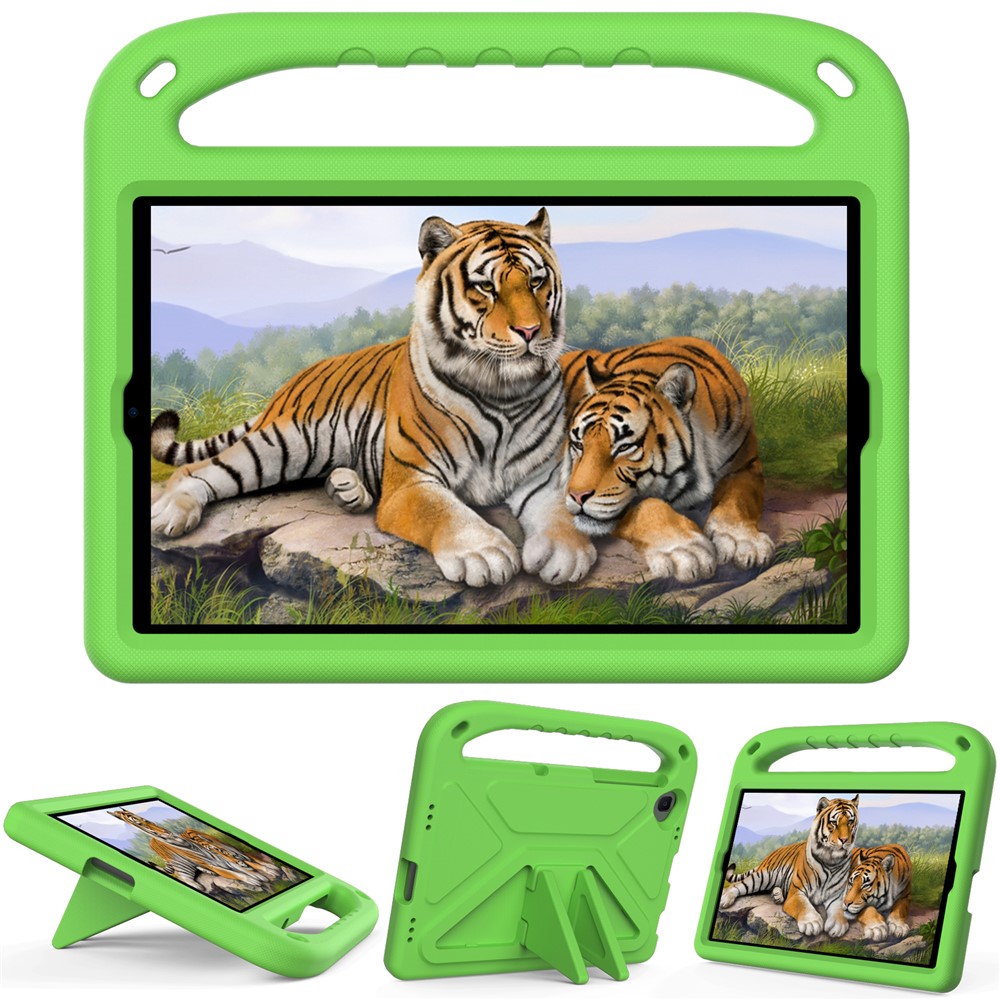 Hand-Hold Grip EVA Tablet Case with Foldable Dual Angle Kickstand for Lenovo Tab M10 HD Gen 2/Tab M10 Plus TB-X606 - Green-5