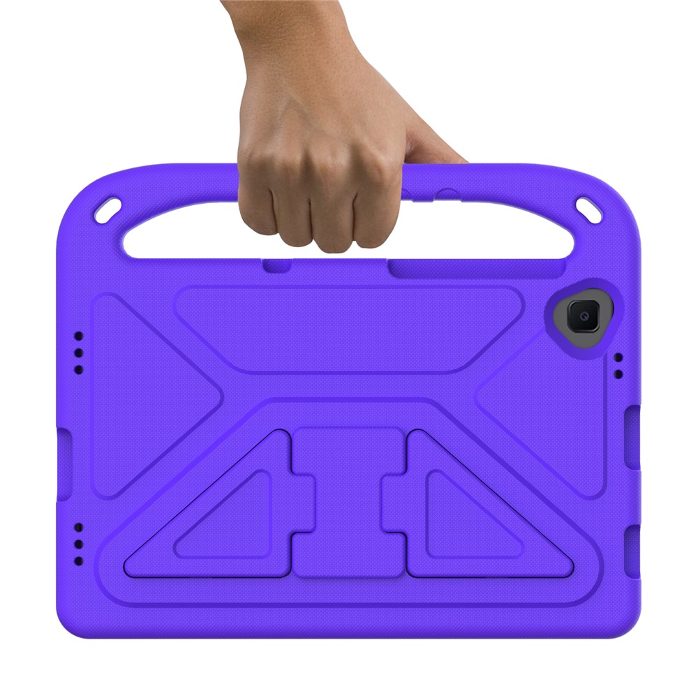 Hand-Hold Grip EVA Tablet Case with Foldable Dual Angle Kickstand for Lenovo Tab M10 HD Gen 2/Tab M10 Plus TB-X606 - Purple-4