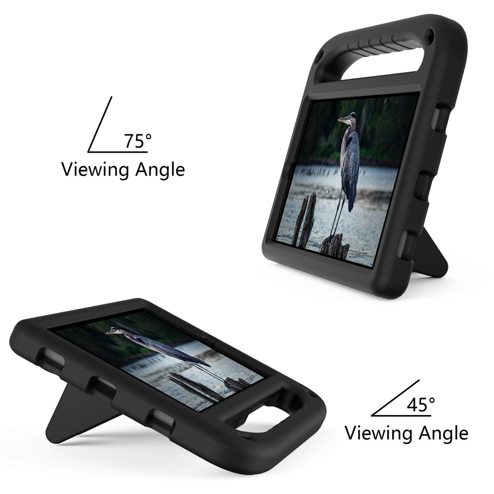 Handle Kickstand Light-Weight EVA Shockproof Protective Case Cover for Lenovo Tab M8 (1st Gen) TB-8505 / Tab M8 (2nd Gen) TB-8705 / Tab M8 (3rd Gen) TB-8506 - Black-3