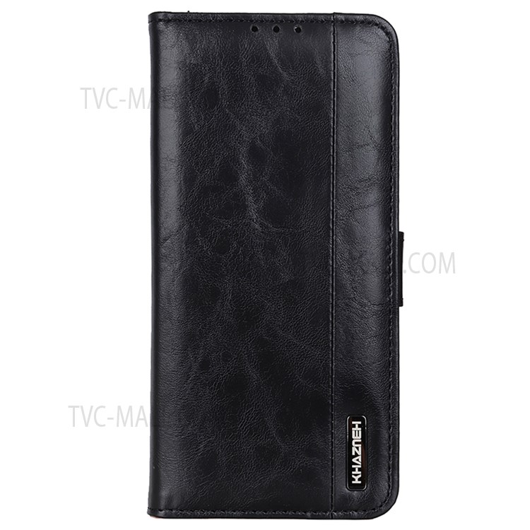 Folio Flip Stand Wallet Design PU Leather Protective Phone Case Cover for Motorola G Pure - Black-2
