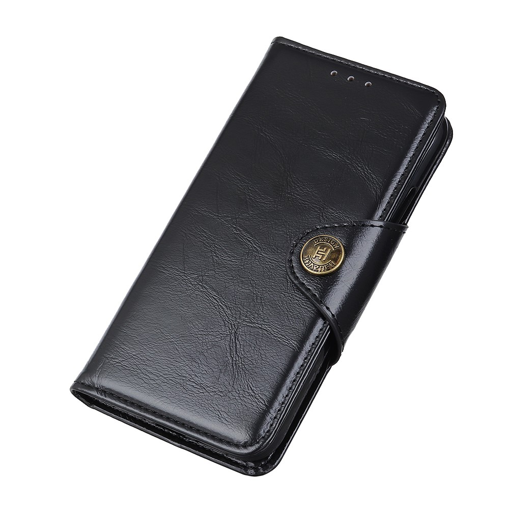 All-round Protection PU Leather Stand Wallet Phone Cover Shell for Motorola G Pure - Black-6