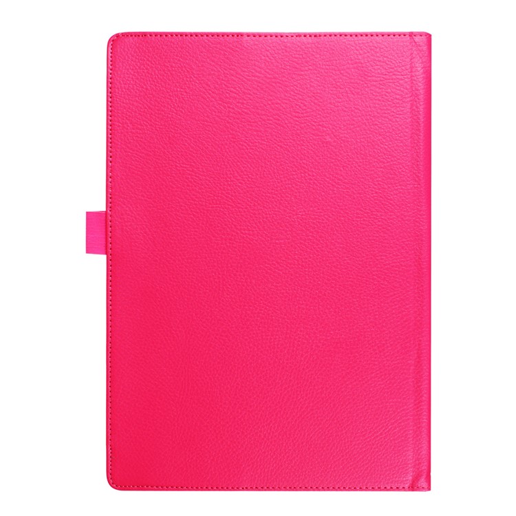 Litchi Texture Stand Leather Shell for Lenovo Yoga Book 2 - Rose-5