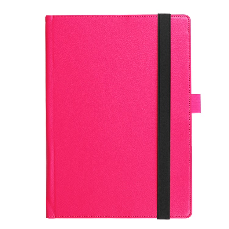 Litchi Texture Stand Leather Shell for Lenovo Yoga Book 2 - Rose-6