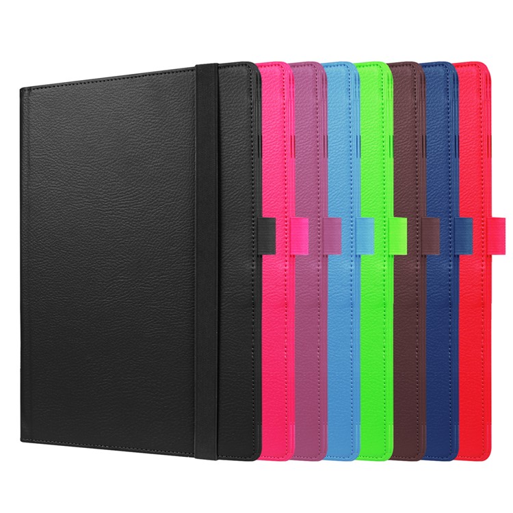 Litchi Texture Stand Leather Shell for Lenovo Yoga Book 2 - Rose-7